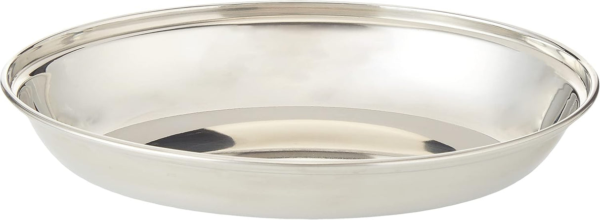 Raj Oval Stainless Steel Deep Serving Plate Silver ODP002, Soup Plate Salad Plate, Dessert Plate - 20CM - Al Kabayel Discount CentreRaj Oval Stainless Steel Deep Serving Plate Silver ODP002, Soup Plate Salad Plate, Dessert Plate - 20CMPlatesRAJAl Kabayel Discount Centre