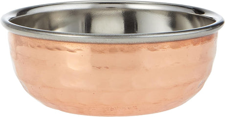 Raj Round Copper Small Katori TCKL01, Curry Bowl Salad Bowl Side Bowl Dessert Bowl Chutney Bowl - 9.3CM - Al Kabayel Discount CentreRaj Round Copper Small Katori TCKL01, Curry Bowl Salad Bowl Side Bowl Dessert Bowl Chutney Bowl - 9.3CMBowlsRAJAl Kabayel Discount Centre