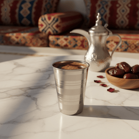 Raj Stainless Steel Beeded Unbreakable Glass, Suitable for Water, Milk, Juice, Tea - 350ml - Al Kabayel Discount CentreRaj Stainless Steel Beeded Unbreakable Glass, Suitable for Water, Milk, Juice, Tea - 350mlTumblersRAJAl Kabayel Discount Centre