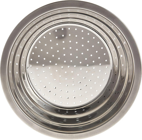 Raj Stainless Steel Boya Colander Silver SSB015 Rice Colander Vegetable Colander Fruits Colander - 29.5CM - Al Kabayel Discount CentreRaj Stainless Steel Boya Colander Silver SSB015 Rice Colander Vegetable Colander Fruits Colander - 29.5CMKitchen Utensils & GadgetsRAJAl Kabayel Discount Centre