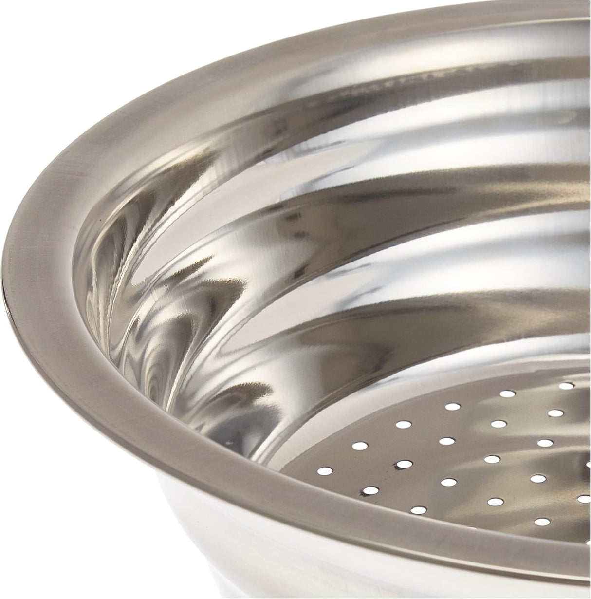 Raj Stainless Steel Boya Colander Silver SSB015 Rice Colander Vegetable Colander Fruits Colander - 29.5CM - Al Kabayel Discount CentreRaj Stainless Steel Boya Colander Silver SSB015 Rice Colander Vegetable Colander Fruits Colander - 29.5CMKitchen Utensils & GadgetsRAJAl Kabayel Discount Centre