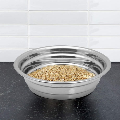 Raj Stainless Steel Boya Colander Silver SSB017 - 34CM - Al Kabayel Discount CentreRaj Stainless Steel Boya Colander Silver SSB017 - 34CMKitchen Utensils & GadgetsRAJAl Kabayel Discount Centre