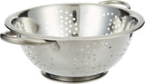 Raj Stainless Steel Colander Silver VC0003 Rice Colander Vegetable Colander Fruits Colander - 24CM - Al Kabayel Discount CentreRaj Stainless Steel Colander Silver VC0003 Rice Colander Vegetable Colander Fruits Colander - 24CMKitchen Utensils & GadgetsRAJAl Kabayel Discount Centre