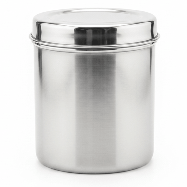 Raj Stainless Steel Dabba – 18×16 cm - Al Kabayel Discount CentreRaj Stainless Steel Dabba – 18×16 cmJars & Food SaversRAJAl Kabayel Discount Centre