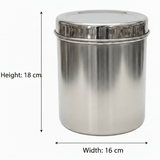 Raj Stainless Steel Dabba – 18×16 cm - Al Kabayel Discount CentreRaj Stainless Steel Dabba – 18×16 cmJars & Food SaversRAJAl Kabayel Discount Centre