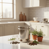 Raj Stainless Steel Dabba – 18×16 cm - Al Kabayel Discount CentreRaj Stainless Steel Dabba – 18×16 cmJars & Food SaversRAJAl Kabayel Discount Centre
