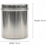 Raj Stainless Steel Dabba – 22×19 cm - Al Kabayel Discount CentreRaj Stainless Steel Dabba – 22×19 cmJars & Food SaversRAJAl Kabayel Discount Centre