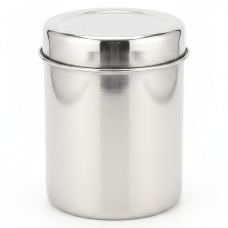 Raj Stainless Steel Dabba Container with Lid – 15×11 cm - Al Kabayel Discount CentreRaj Stainless Steel Dabba Container with Lid – 15×11 cmJars & Food SaversRAJAl Kabayel Discount Centre