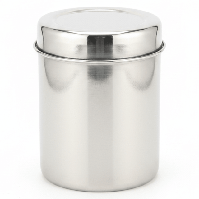 Raj Stainless Steel Dabba Container with Lid – 15×11 cm - Al Kabayel Discount CentreRaj Stainless Steel Dabba Container with Lid – 15×11 cmJars & Food SaversRAJAl Kabayel Discount Centre