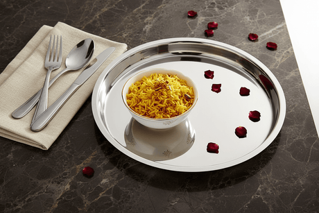 Raj Stainless Steel Dinner Plate | 30.5 cm | Mirror Finish | Silver | TP0013 - Al Kabayel Discount CentreRaj Stainless Steel Dinner Plate | 30.5 cm | Mirror Finish | Silver | TP0013PlatesRAJAl Kabayel Discount Centre