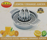 Raj Stainless Steel Lemon/Orange Juicer 13.5cm*10cm - RSLJ01 - Al Kabayel Discount CentreRaj Stainless Steel Lemon/Orange Juicer 13.5cm*10cm - RSLJ01Kitchen Utensils & GadgetsRAJAl Kabayel Discount Centre