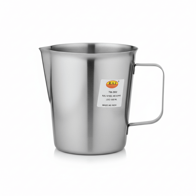 Raj Stainless Steel Measuring Jug - 1000ml - Al Kabayel Discount CentreRaj Stainless Steel Measuring Jug - 1000mlMeasuring Cups & SpoonsRAJAl Kabayel Discount Centre