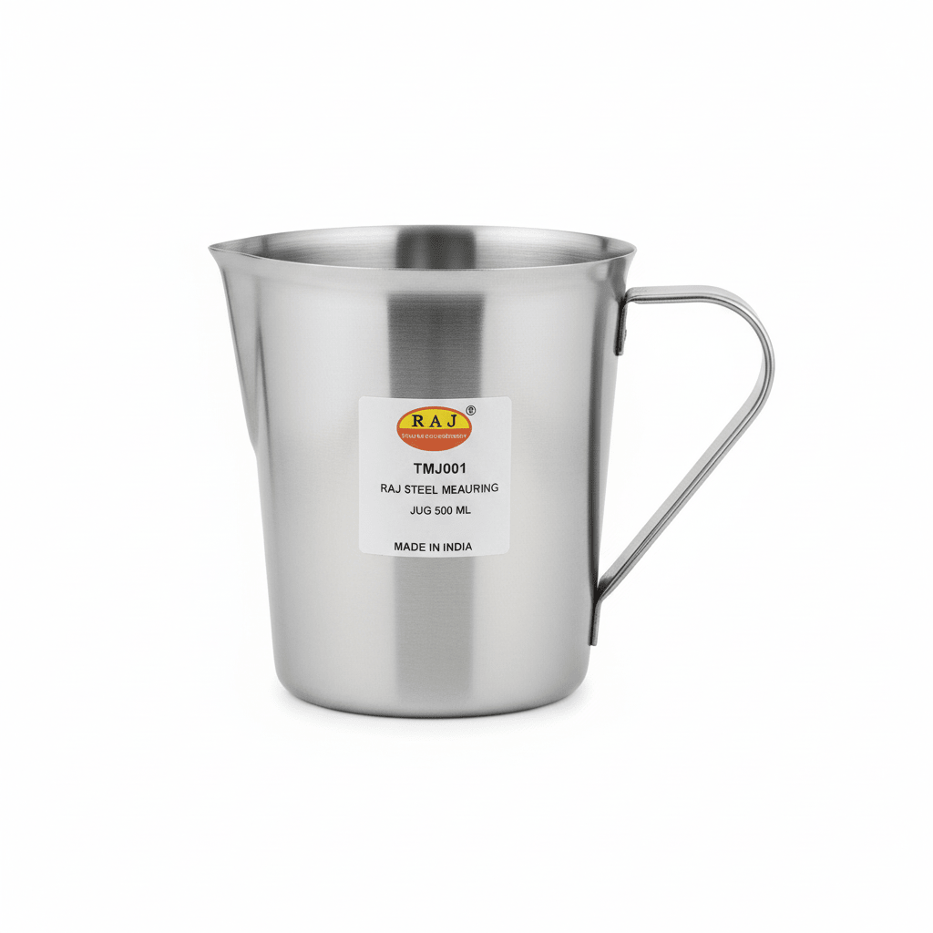 Raj Stainless Steel Measuring Jug - 500ml - Al Kabayel Discount CentreRaj Stainless Steel Measuring Jug - 500mlMeasuring Cups & SpoonsRAJAl Kabayel Discount Centre