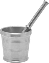 Raj Stainless Steel Mortar SM0004, Garlic Crusher , Manual Spices Grinder Chutney Maker Ideal for Ginger Garlic, Herbs Grinder - 8.5CM(Large) - Al Kabayel Discount CentreRaj Stainless Steel Mortar SM0004, Garlic Crusher , Manual Spices Grinder Chutney Maker Ideal for Ginger Garlic, Herbs Grinder - 8.5CM(Large)Kitchen Utensils & GadgetsRAJAl Kabayel Discount Centre