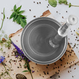 Raj Stainless Steel Mortar SM0004, Garlic Crusher , Manual Spices Grinder Chutney Maker Ideal for Ginger Garlic, Herbs Grinder - 8.5CM(Large) - Al Kabayel Discount CentreRaj Stainless Steel Mortar SM0004, Garlic Crusher , Manual Spices Grinder Chutney Maker Ideal for Ginger Garlic, Herbs Grinder - 8.5CM(Large)Kitchen Utensils & GadgetsRAJAl Kabayel Discount Centre