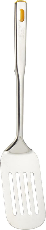 Raj Stainless Steel Queen Slotted Turner 36 cm VQST01 – Pancake & Omelette Flipper - Al Kabayel Discount CentreRaj Stainless Steel Queen Slotted Turner 36 cm VQST01 – Pancake & Omelette FlipperTurner SpatulaRAJAl Kabayel Discount Centre
