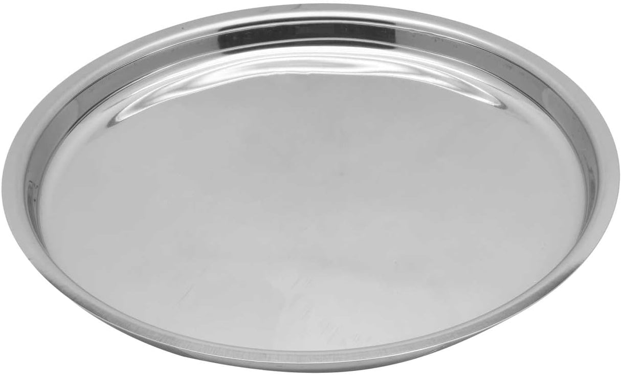 Raj Stainless Steel Round Dinner Plate 33cm | Silver | TP0014 - Al Kabayel Discount CentreRaj Stainless Steel Round Dinner Plate 33cm | Silver | TP0014PlatesRAJAl Kabayel Discount Centre