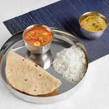 Raj Stainless Steel Round Dinner Plate Silver TS0011 Serveware Rice Plate - 24CM - Al Kabayel Discount CentreRaj Stainless Steel Round Dinner Plate Silver TS0011 Serveware Rice Plate - 24CMPlatesRAJAl Kabayel Discount Centre