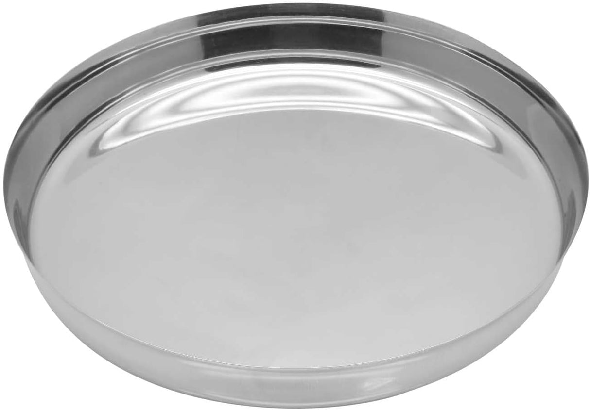 Raj Stainless Steel Round Dinner Plate Silver TS0011 Serveware Rice Plate - 24CM - Al Kabayel Discount CentreRaj Stainless Steel Round Dinner Plate Silver TS0011 Serveware Rice Plate - 24CMPlatesRAJAl Kabayel Discount Centre