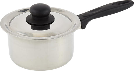 Raj Stainless Steel Saucepan with Lid, Silver GSSSP2, Tea Pan , Rice Pan , Sauce Pan , Milk Pan , Coffee Pan - 17.5CM - (Medium) - Al Kabayel Discount CentreRaj Stainless Steel Saucepan with Lid, Silver GSSSP2, Tea Pan , Rice Pan , Sauce Pan , Milk Pan , Coffee Pan - 17.5CM - (Medium)Frying Pans & SkilletsRAJAl Kabayel Discount Centre