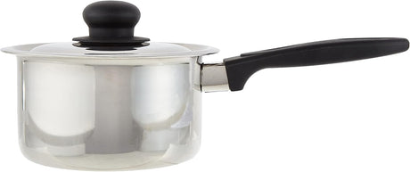 Raj Stainless Steel Saucepan with Lid, Silver GSSSP2, Tea Pan , Rice Pan , Sauce Pan , Milk Pan , Coffee Pan - 17.5CM - (Medium) - Al Kabayel Discount CentreRaj Stainless Steel Saucepan with Lid, Silver GSSSP2, Tea Pan , Rice Pan , Sauce Pan , Milk Pan , Coffee Pan - 17.5CM - (Medium)Frying Pans & SkilletsRAJAl Kabayel Discount Centre