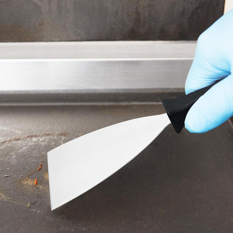 Raj Stainless Steel Scraper Silver R11005 Pizaa Scraper Sweets Scraper Ice Cream Scraper - 20CM - Al Kabayel Discount CentreRaj Stainless Steel Scraper Silver R11005 Pizaa Scraper Sweets Scraper Ice Cream Scraper - 20CMKitchen Utensils & GadgetsRAJAl Kabayel Discount Centre