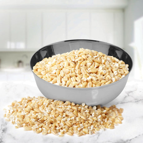Raj Stainless Steel Serving Round Bowls, MV0012 Curry Bowl Salad Bowl Side Bowl Dessert Bowl - 22CM - Al Kabayel Discount CentreRaj Stainless Steel Serving Round Bowls, MV0012 Curry Bowl Salad Bowl Side Bowl Dessert Bowl - 22CMBowlsRAJAl Kabayel Discount Centre
