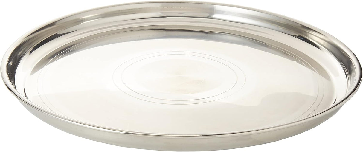 Raj Stainless Steel Silver Touch Thala Dinner Plate – 45 cm - Al Kabayel Discount CentreRaj Stainless Steel Silver Touch Thala Dinner Plate – 45 cmPlatesRAJAl Kabayel Discount Centre