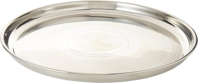 Raj Stainless Steel Silver Touch Thala Dinner Plate – 45 cm - Al Kabayel Discount CentreRaj Stainless Steel Silver Touch Thala Dinner Plate – 45 cmPlatesRAJAl Kabayel Discount Centre