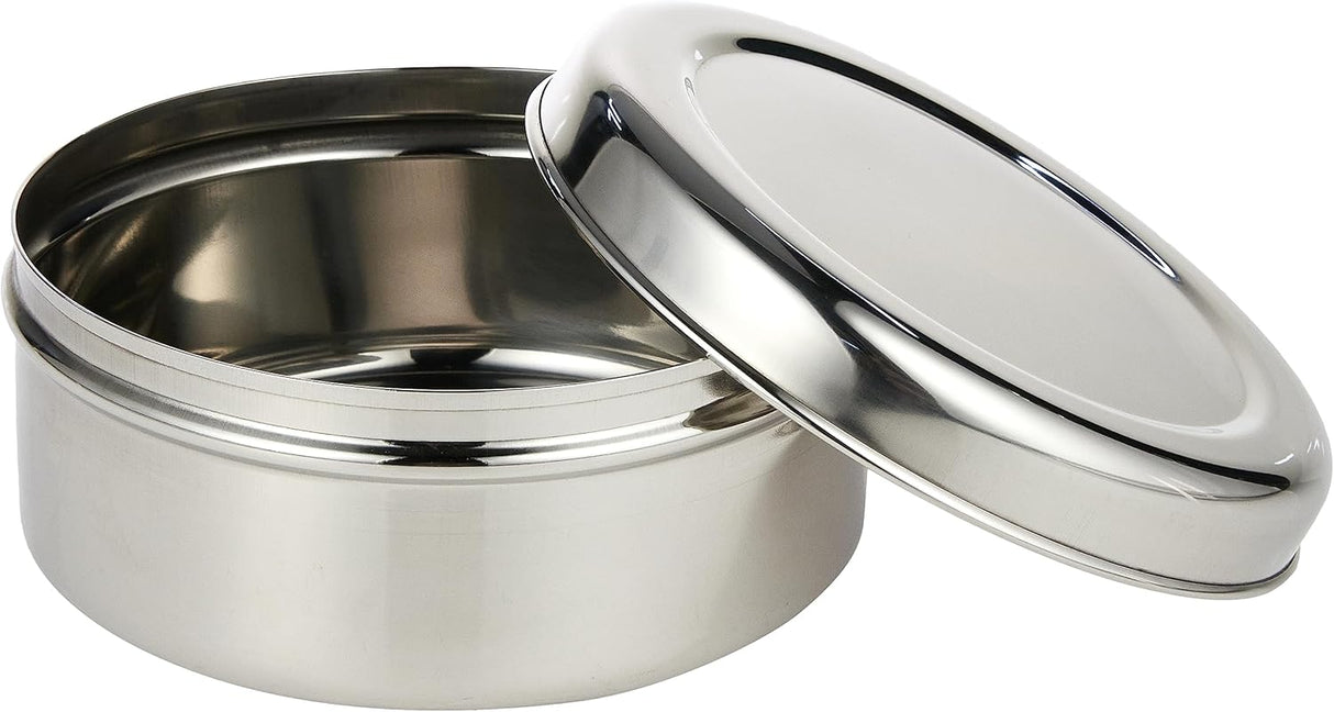 Raj Stainless Steel Storage Box 1PDD009 Nuts Bowl Food Container Serving Bowl Lunch Box - 14.5CM - Al Kabayel Discount CentreRaj Stainless Steel Storage Box 1PDD009 Nuts Bowl Food Container Serving Bowl Lunch Box - 14.5CMFood ContainersRAJAl Kabayel Discount Centre
