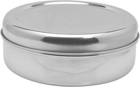 Raj Stainless Steel Storage Box PD0010 Nuts Bowl Food Container Serving Bowl Lunch Box - 17.5CM - Al Kabayel Discount CentreRaj Stainless Steel Storage Box PD0010 Nuts Bowl Food Container Serving Bowl Lunch Box - 17.5CMFood ContainersRAJAl Kabayel Discount Centre