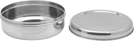Raj Stainless Steel Storage Box PD0010 Nuts Bowl Food Container Serving Bowl Lunch Box - 17.5CM - Al Kabayel Discount CentreRaj Stainless Steel Storage Box PD0010 Nuts Bowl Food Container Serving Bowl Lunch Box - 17.5CMFood ContainersRAJAl Kabayel Discount Centre