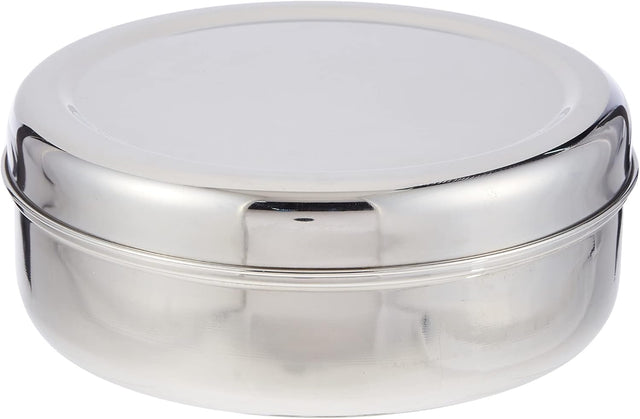 Raj Stainless Steel Storage Box PD0012 Nuts Bowl Food Container Serving Bowl Lunch Box - 20.5CM - Al Kabayel Discount CentreRaj Stainless Steel Storage Box PD0012 Nuts Bowl Food Container Serving Bowl Lunch Box - 20.5CMFood ContainersRAJAl Kabayel Discount Centre