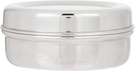 Raj Stainless Steel Storage Box PDD006, Nuts Bowl Food Container Serving Bowl Lunch Box - 9CM - Al Kabayel Discount CentreRaj Stainless Steel Storage Box PDD006, Nuts Bowl Food Container Serving Bowl Lunch Box - 9CMFood ContainersRAJAl Kabayel Discount Centre