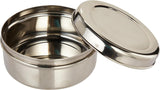 Raj Stainless Steel Storage Box PDD007 Nuts Bowl Food Container Serving Bowl Lunch Box - 11CM - Al Kabayel Discount CentreRaj Stainless Steel Storage Box PDD007 Nuts Bowl Food Container Serving Bowl Lunch Box - 11CMFood ContainersRAJAl Kabayel Discount Centre