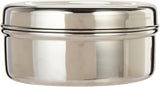 Raj Stainless Steel Storage Box PDD007 Nuts Bowl Food Container Serving Bowl Lunch Box - 11CM - Al Kabayel Discount CentreRaj Stainless Steel Storage Box PDD007 Nuts Bowl Food Container Serving Bowl Lunch Box - 11CMFood ContainersRAJAl Kabayel Discount Centre