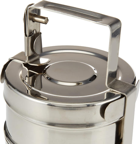 Raj Stainless Steel Tiffin 12.5CM Width 2 Tier ,BT0002, Containers Lunch Box Tiffin 2 Layer - Al Kabayel Discount CentreRaj Stainless Steel Tiffin 12.5CM Width 2 Tier ,BT0002, Containers Lunch Box Tiffin 2 LayerFood ContainersRAJAl Kabayel Discount Centre
