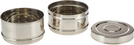 Raj Stainless Steel Tiffin 12.5CM Width 2 Tier ,BT0002, Containers Lunch Box Tiffin 2 Layer - Al Kabayel Discount CentreRaj Stainless Steel Tiffin 12.5CM Width 2 Tier ,BT0002, Containers Lunch Box Tiffin 2 LayerFood ContainersRAJAl Kabayel Discount Centre