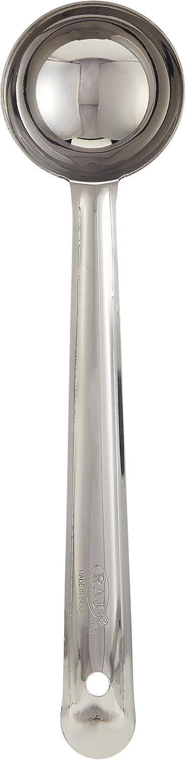 Raj Steel Flare Ladle 21.5 cm Silver FL0000 – Compact Curry, Soup & Serving Spoon - Al Kabayel Discount CentreRaj Steel Flare Ladle 21.5 cm Silver FL0000 – Compact Curry, Soup & Serving SpoonLadle SpoonRAJAl Kabayel Discount Centre