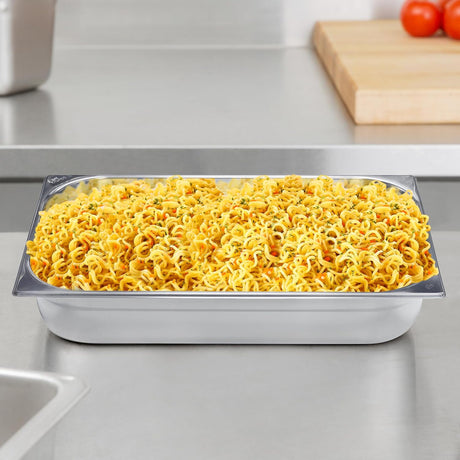 Raj Steel GN Gastronorm Pan, Silver CS5702 - Catering Pan, Food Warmer, Storage Container - 53cmX32.5cmX6.5cm - Al Kabayel Discount CentreRaj Steel GN Gastronorm Pan, Silver CS5702 - Catering Pan, Food Warmer, Storage Container - 53cmX32.5cmX6.5cmCookwareRAJAl Kabayel Discount Centre