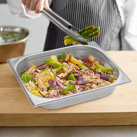 Raj Steel GN Pan, Silver CS5712 - Gastronorm Pan Catering Pan Food Warmer Pan Food Storage Container - 32.5cmX26.5cmX6.5cm - Al Kabayel Discount CentreRaj Steel GN Pan, Silver CS5712 - Gastronorm Pan Catering Pan Food Warmer Pan Food Storage Container - 32.5cmX26.5cmX6.5cmCookwareRAJAl Kabayel Discount Centre
