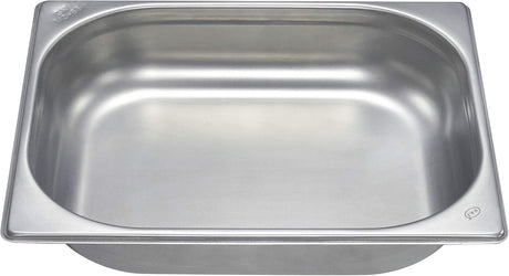 Raj Steel GN Pan, Silver CS5712 - Gastronorm Pan Catering Pan Food Warmer Pan Food Storage Container - 32.5cmX26.5cmX6.5cm - Al Kabayel Discount CentreRaj Steel GN Pan, Silver CS5712 - Gastronorm Pan Catering Pan Food Warmer Pan Food Storage Container - 32.5cmX26.5cmX6.5cmCookwareRAJAl Kabayel Discount Centre