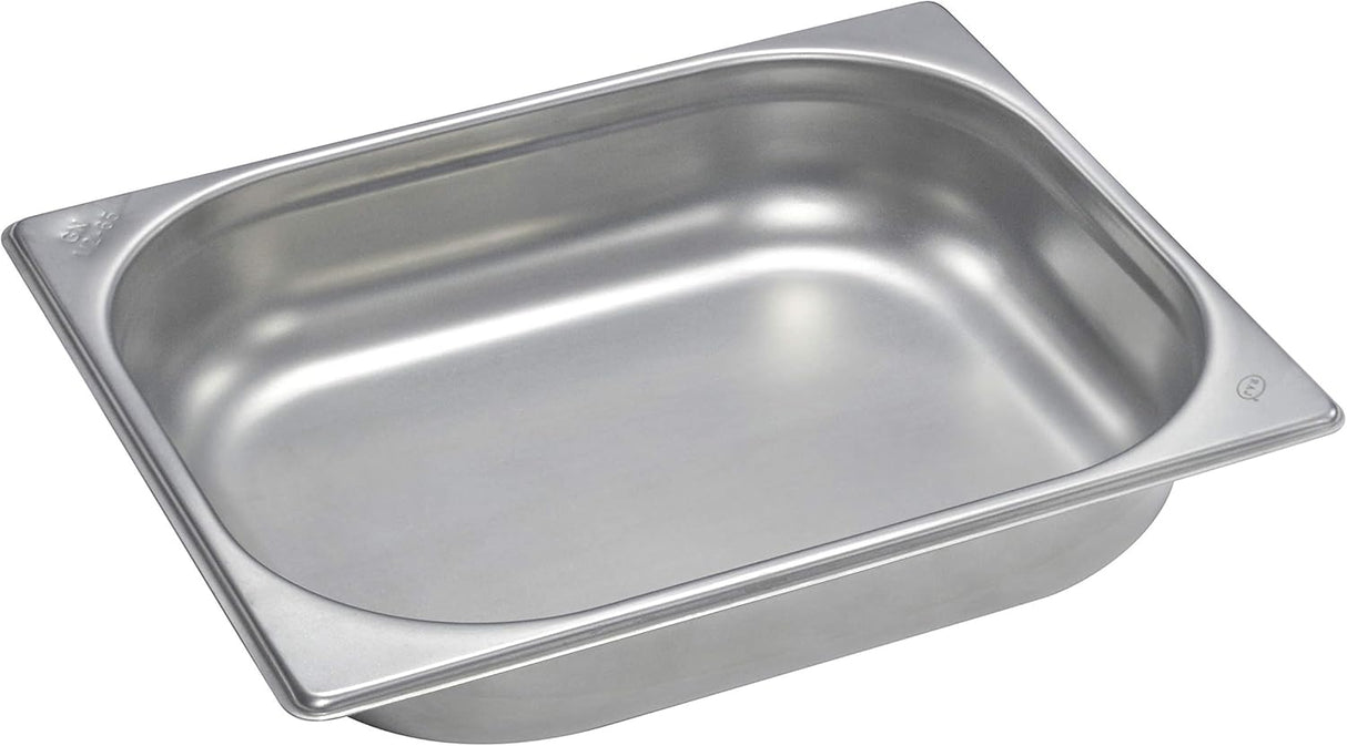 Raj Steel GN Pan, Silver CS5712 - Gastronorm Pan Catering Pan Food Warmer Pan Food Storage Container - 32.5cmX26.5cmX6.5cm - Al Kabayel Discount CentreRaj Steel GN Pan, Silver CS5712 - Gastronorm Pan Catering Pan Food Warmer Pan Food Storage Container - 32.5cmX26.5cmX6.5cmCookwareRAJAl Kabayel Discount Centre