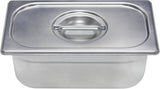 Raj Steel GN Pan Silver Gastronorm Pan Catering Pan Food Warmer Pan Food Storage Container - 26.5cmX16.2cmX10cm - Al Kabayel Discount CentreRaj Steel GN Pan Silver Gastronorm Pan Catering Pan Food Warmer Pan Food Storage Container - 26.5cmX16.2cmX10cmCookwareRAJAl Kabayel Discount Centre