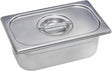 Raj Steel GN Pan Silver Gastronorm Pan Catering Pan Food Warmer Pan Food Storage Container - 26.5cmX16.2cmX10cm - Al Kabayel Discount CentreRaj Steel GN Pan Silver Gastronorm Pan Catering Pan Food Warmer Pan Food Storage Container - 26.5cmX16.2cmX10cmCookwareRAJAl Kabayel Discount Centre