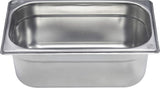 Raj Steel GN Pan Silver Gastronorm Pan Catering Pan Food Warmer Pan Food Storage Container - 26.5cmX16.2cmX10cm - Al Kabayel Discount CentreRaj Steel GN Pan Silver Gastronorm Pan Catering Pan Food Warmer Pan Food Storage Container - 26.5cmX16.2cmX10cmCookwareRAJAl Kabayel Discount Centre