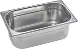 Raj Steel GN Pan Silver Gastronorm Pan Catering Pan Food Warmer Pan Food Storage Container - 26.5cmX16.2cmX10cm - Al Kabayel Discount CentreRaj Steel GN Pan Silver Gastronorm Pan Catering Pan Food Warmer Pan Food Storage Container - 26.5cmX16.2cmX10cmCookwareRAJAl Kabayel Discount Centre