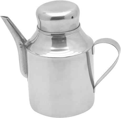 Raj Steel Oil Can Silver SOCC01 Oil Pot Ghee Pot Vinegar Pot - 325ML - Al Kabayel Discount CentreRaj Steel Oil Can Silver SOCC01 Oil Pot Ghee Pot Vinegar Pot - 325MLKitchen Utensils & GadgetsRAJAl Kabayel Discount Centre