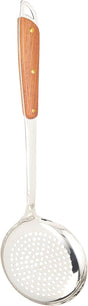 Raj Wooden Handle Skimmer 40 cm RW0003 – Deep Fry & Pasta Strainer Spoon - Al Kabayel Discount CentreRaj Wooden Handle Skimmer 40 cm RW0003 – Deep Fry & Pasta Strainer SpoonSkimmerRAJAl Kabayel Discount Centre