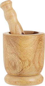 Raj Wooden Mortar And Pestle Set WMO002 Garlic Crusher Manual Spices Grinder Chutney Maker Ideal for Ginger Garlic Herbs Grinder - 10.5CM - Al Kabayel Discount CentreRaj Wooden Mortar And Pestle Set WMO002 Garlic Crusher Manual Spices Grinder Chutney Maker Ideal for Ginger Garlic Herbs Grinder - 10.5CMKitchen Utensils & GadgetsRAJAl Kabayel Discount Centre
